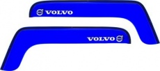 Дефлекторы REIN для окон (накладной скотч 3М) (2 шт.) Volvo FH 12 1993-2013 (короткий) Синий