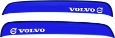 Дефлекторы REIN для окон (накладной скотч 3М) (2 шт.) Volvo FH 12 1993-2013 (прямой) Синий