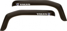 Дефлекторы REIN для окон (накладной скотч 3М) (2 шт.) Volvo FH 13 2013-2021 (короткий) Дымчатый