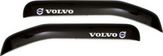 Дефлектор REIN прямой для окон (накладной скотч 3М) (2 шт.) Volvo FH 13 2013-2021 Дымчатый