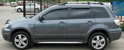 Дефлекторы SIM для окон Mitsubishi Outlander I 2003-2007